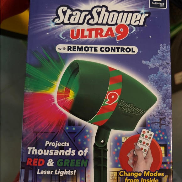 Star Shower Ultra 9 Laser Christmas Lights Projector - Picture 2 of 3